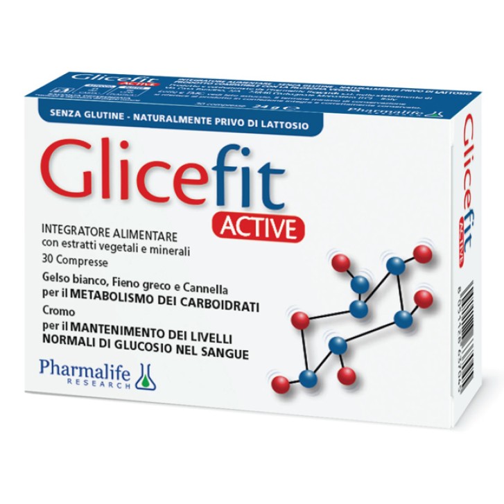Glicefit Active 30 Compresse - Integratore per Metabolismo dei Carboidrati