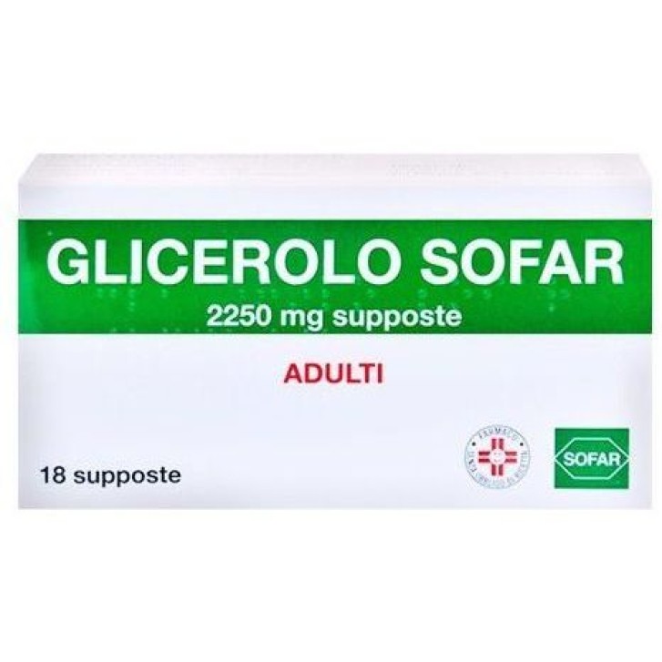 Glicerolo Sofar Adulti 2250 mg 18 Supposte - Soluzione Rettale