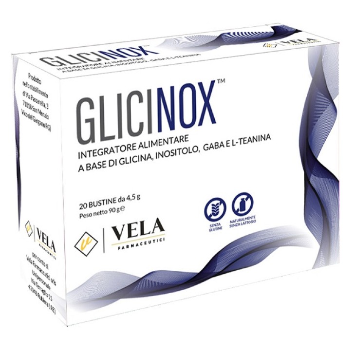 Glicinox 20 Bustine - Integratore Glicina, GABA e Inositolo