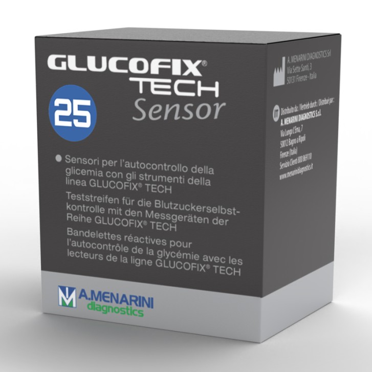 Glucofix Tech Sensor 25 Strisce Reattive