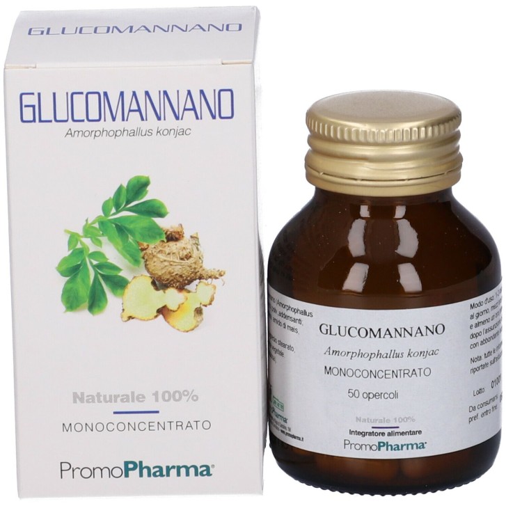 Glucomannano Promopharma 50 capsule - Integratore Alimentare