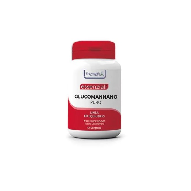 Glucomannano Puro 120 Compresse - Integratore per l&rsquo;apporto di fibre