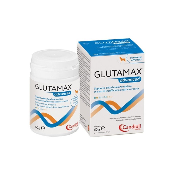 Glutamax Advanced per Cani 30 compresse - Mangime Funzione Epatica