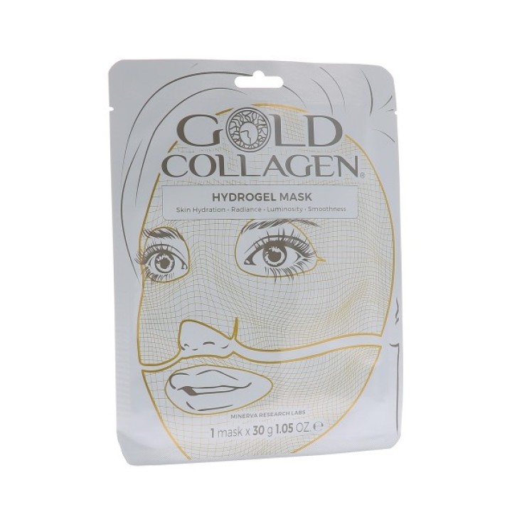 Gold Collagen Hydrogel Mask Maschera Viso 1 pezzo