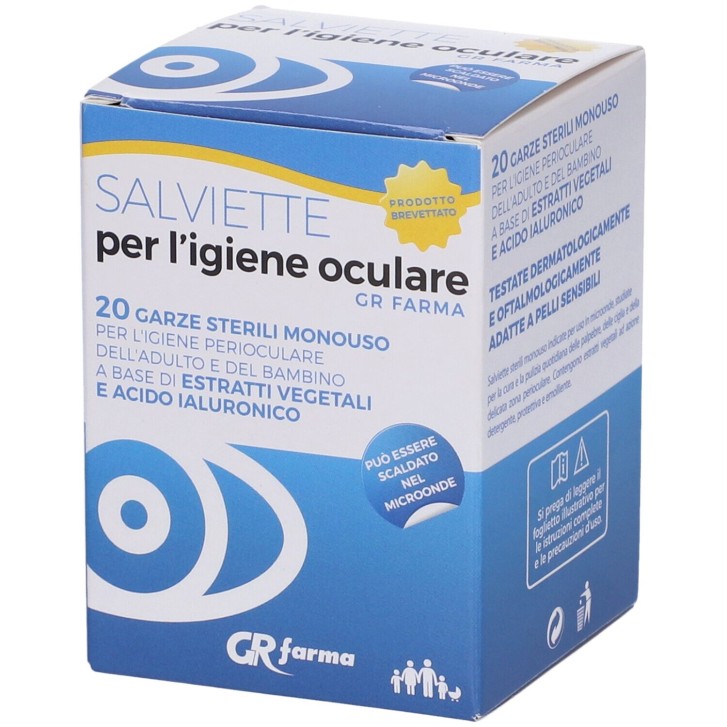 Salviette Igiene Oculare Gr Farma 20 pezzi