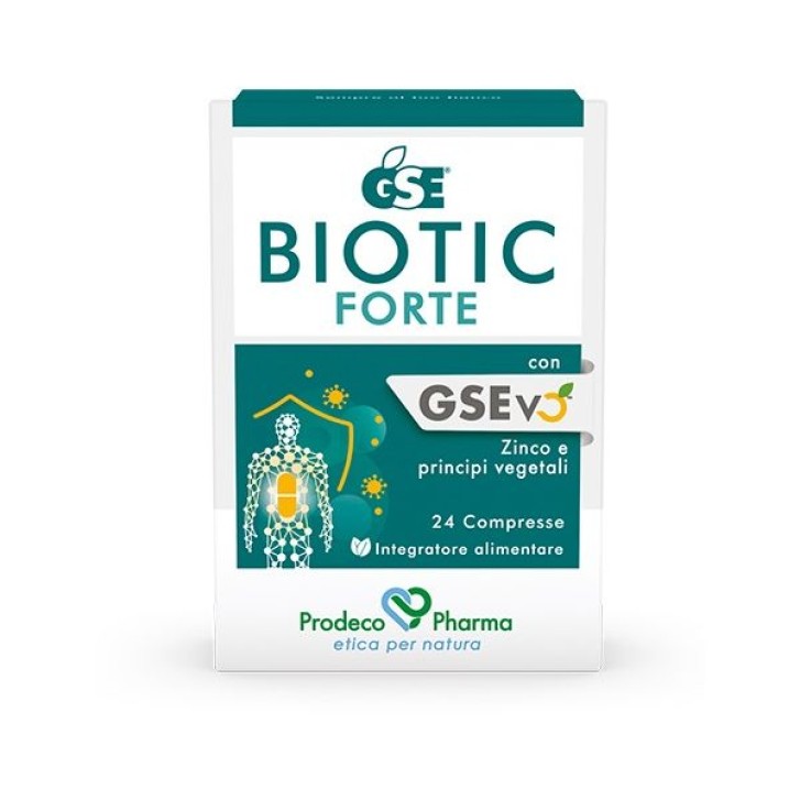 Gse Biotic Forte 24 compresse - Integratore Zinco e Principi Vegetali