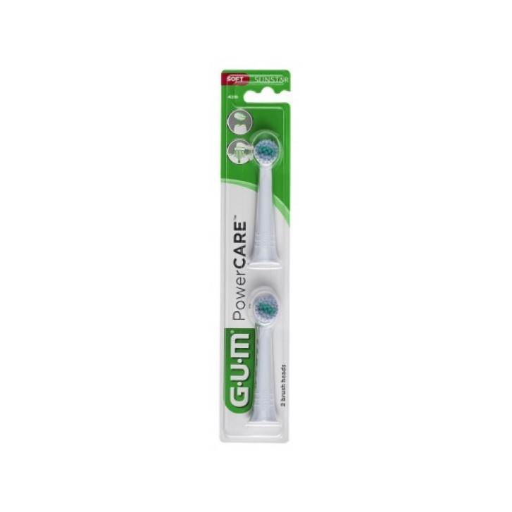 Gum PowerCare Refill 2 Testine Soft di Ricambio