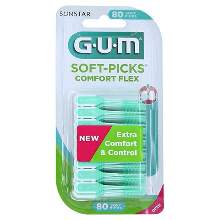Gum Soft-Picks Comfort Flex Large Scovolino 80 Pezzi