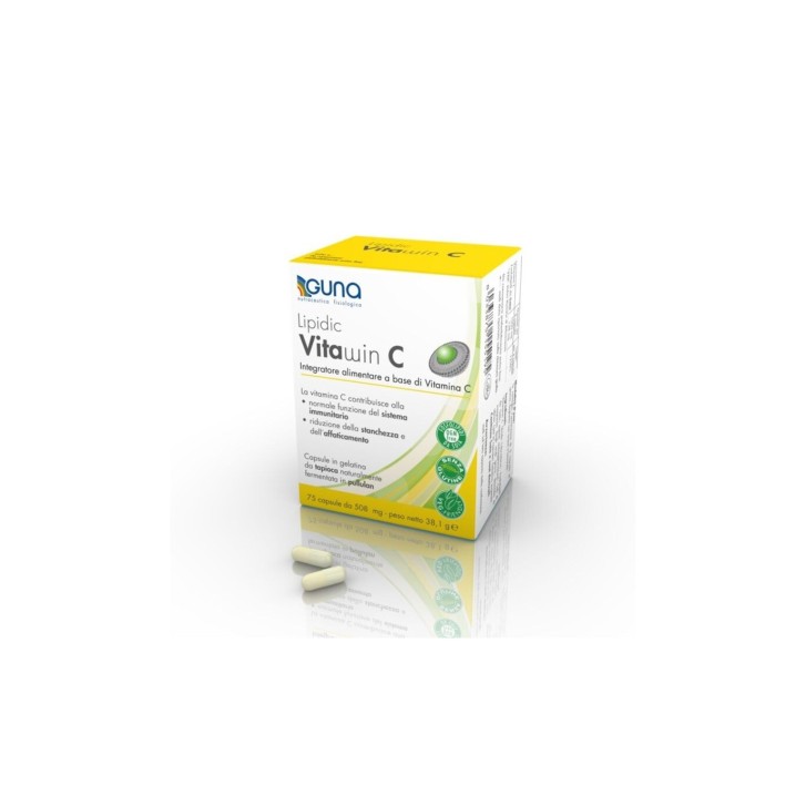 Guna Lipidic Vitawin C 75 Capsule - Integratore di Vitamina C