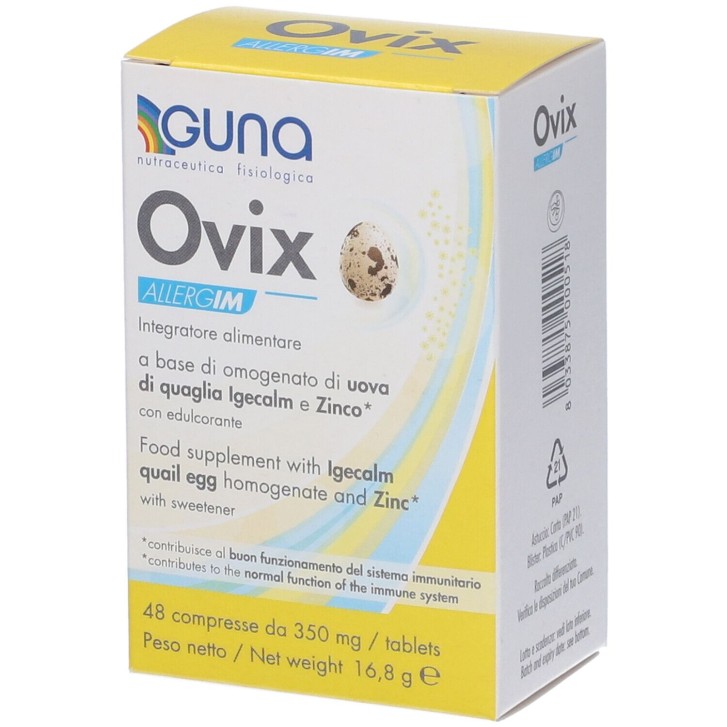 Guna Ovix Allergim 48 compresse - Integratore Difese Immunitarie contro le Allergie