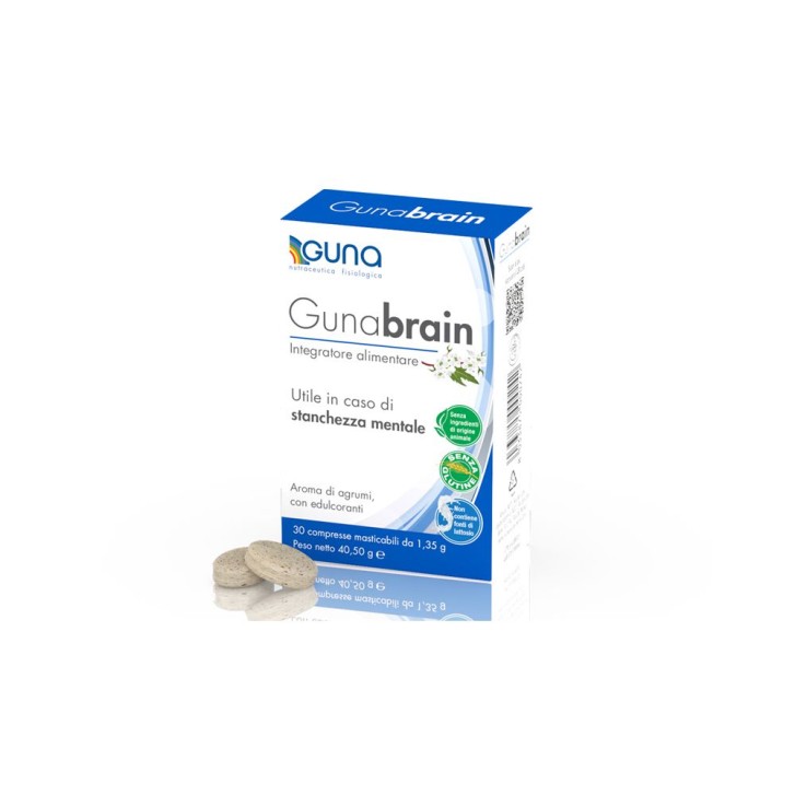 Guna Brain 30 compresse - Integratore Stanchezza Mentale