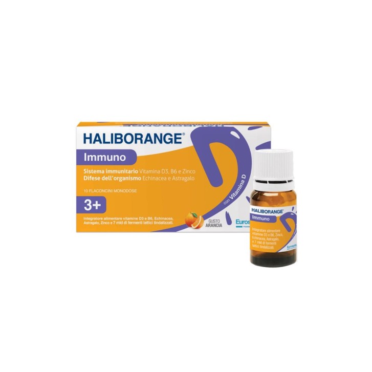 Haliborange Immuno 10 Flaconcini - Integratore per le Difese Immunitarie