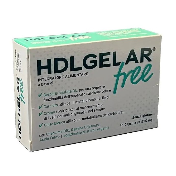 HdlGelar Free 45 capsule - Integratore Benessere Cardiovascolare