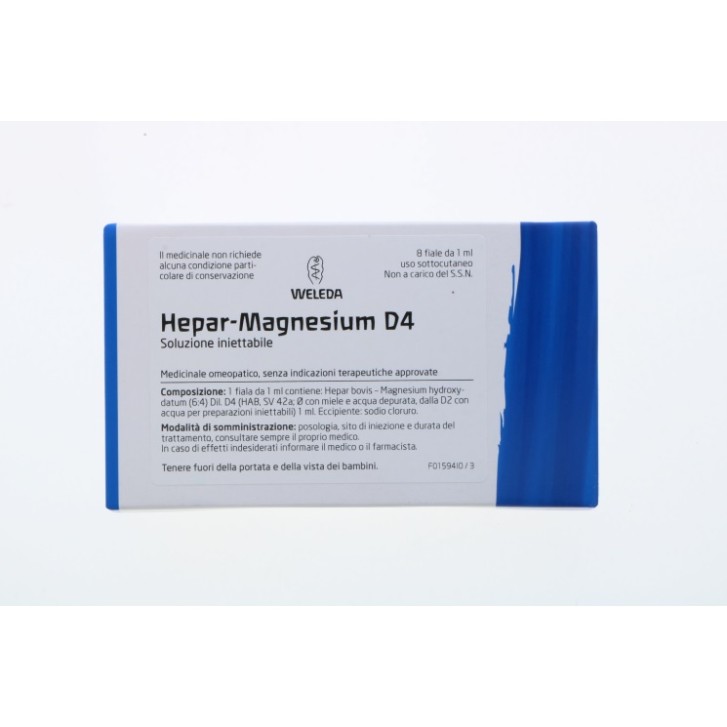 Weleda Hepar Magnesium D4 8 Fiale - Rimedio Omeopatico