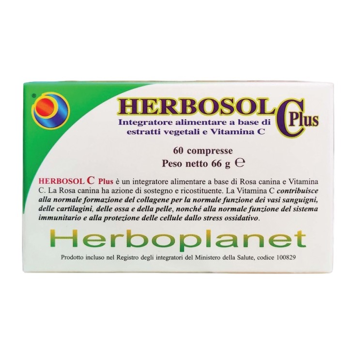Herbosol C Plus Herboplanet 60 compresse - Integratore Alimentare