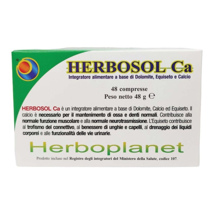 Herbosol Calcio 48 Compresse - Integratore Alimentare
