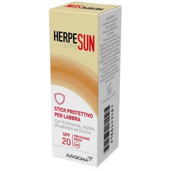 Herpesun Stick Labbra SPF 20 Protettivo 5 ml