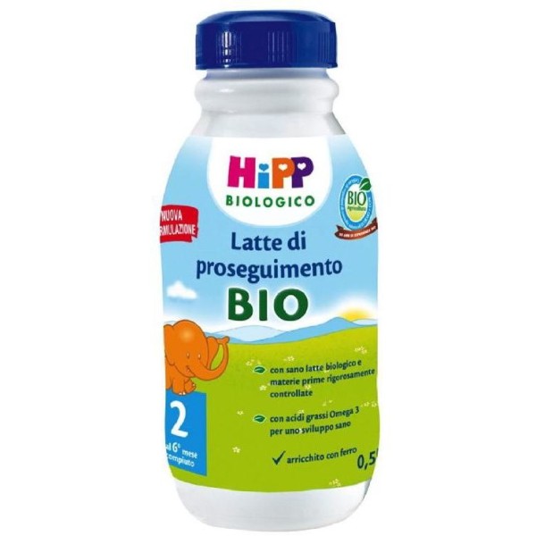 Hipp 2 Bio Latte di Proseguimento Liquido 500 ml