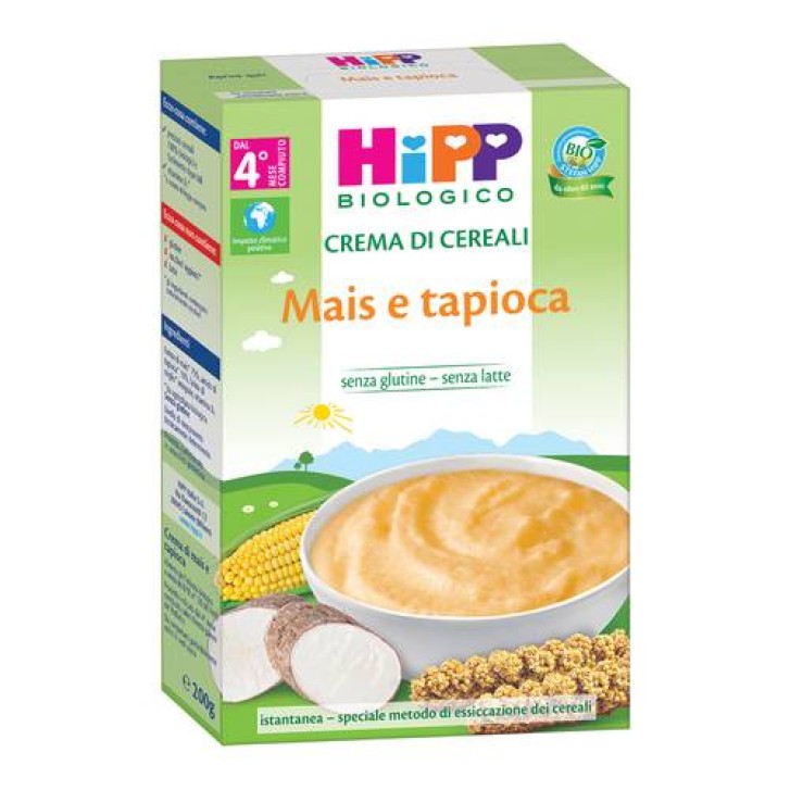 Hipp Bio Crema Cereali Biologica Mais e Tapioca 200 grammi