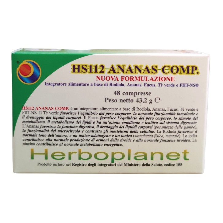 HS 112 Ananas Compositum 48 Compresse - Integratore Controllo Peso