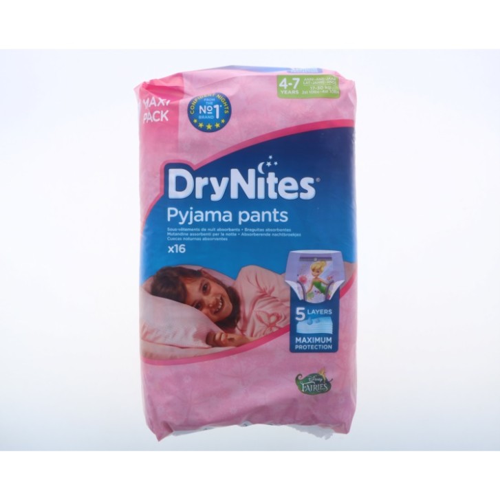 Huggies Drynites Girl Pannolini Medium Bambina 17-30 Kg 16 pezzi