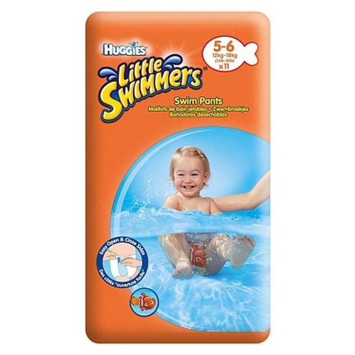 Huggies Little Swimmer Pannolini Costumino Bambini Taglia Large 12-18 Kg 11 pezzi