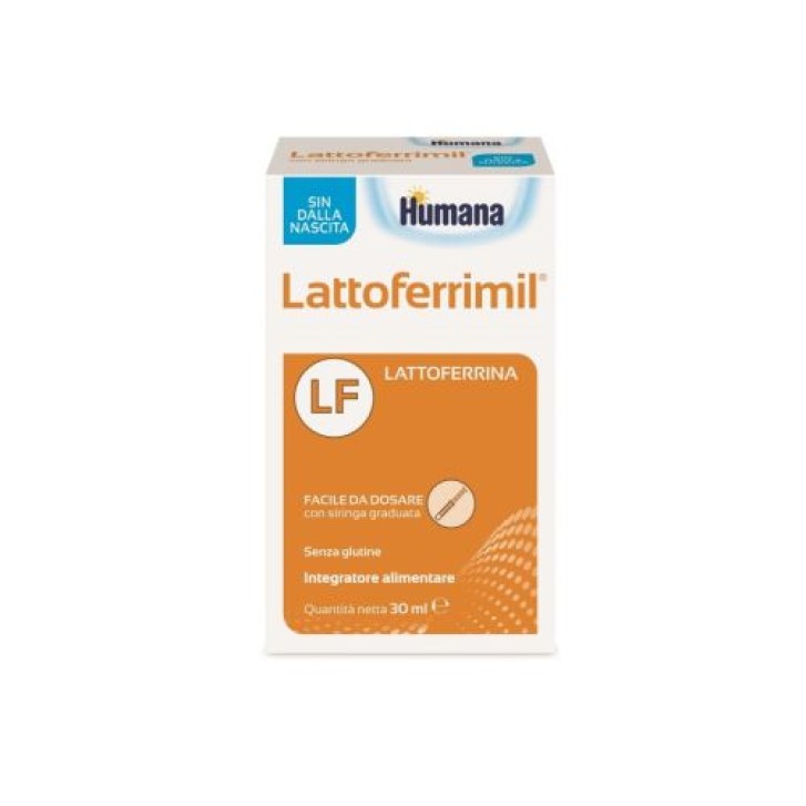 Humana Lattoferrimil Gocce 30 ml - Integratore di Lattoferrina