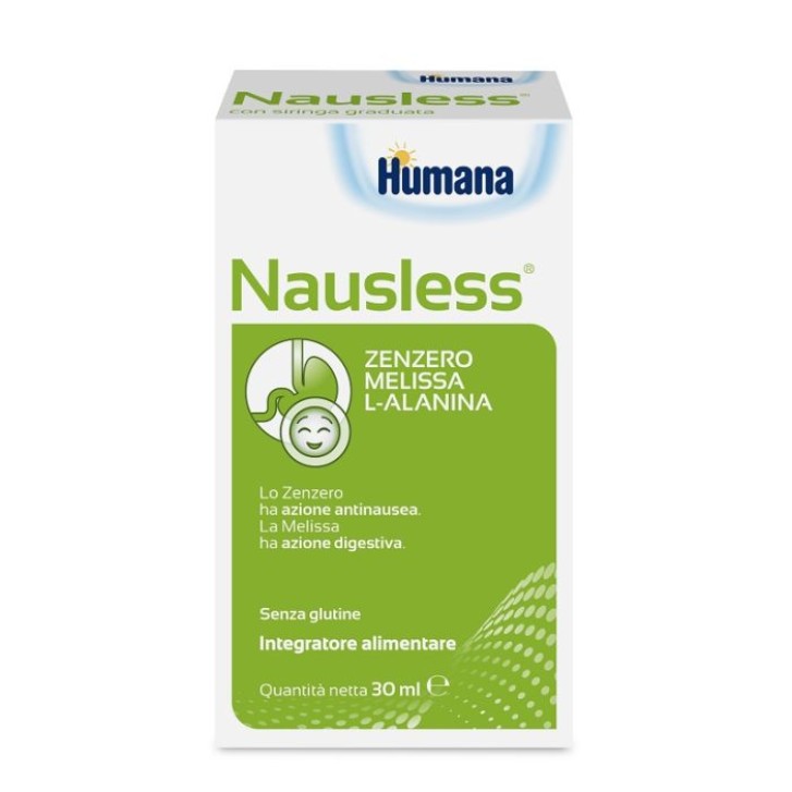 Humana Nausless 30 ml - Integratore Antinausea e Benessere Digestivo