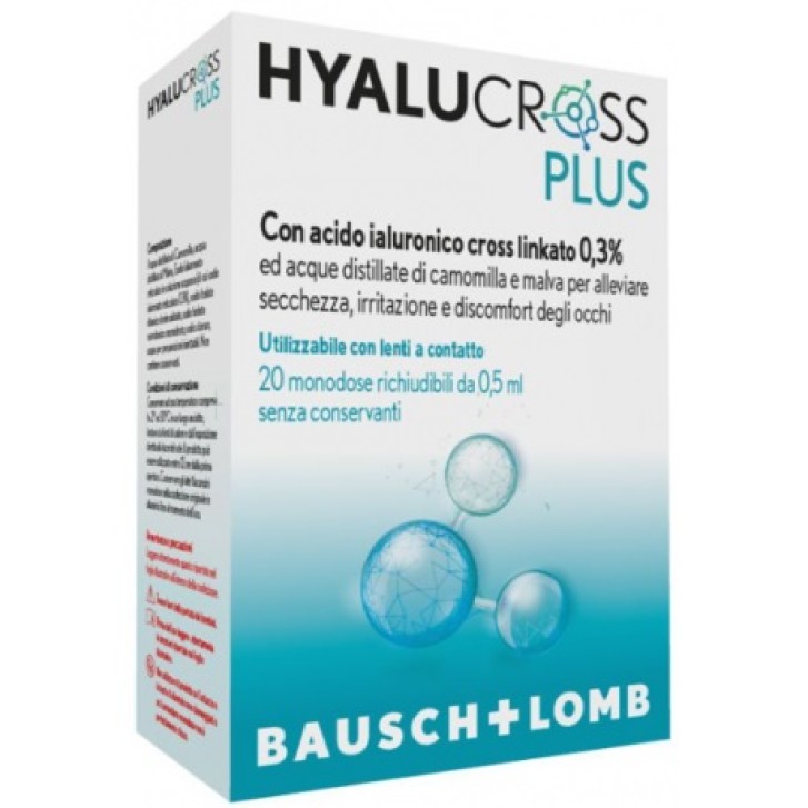 Hyalucross Plus 20 flaconcini