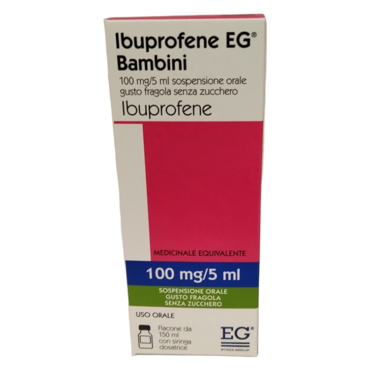 Ibuprofene EG Bambini Sciroppo Fragola 150 ml
