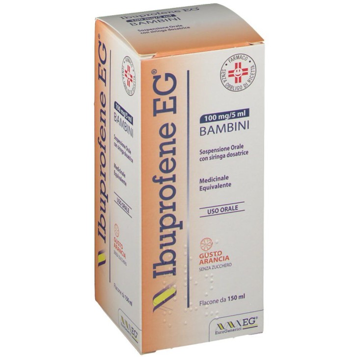 Ibuprofene EG Bambini Sciroppo Arancia 150 ml