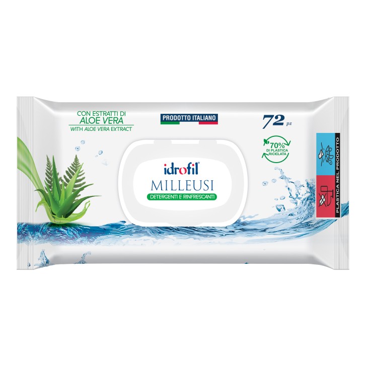 Idrofil Salviettine Milleusi 72 pezzi