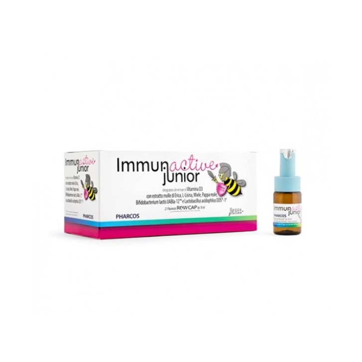Pharcos Immunactive Junior 21 Fiale - Integratore Sistema Immunitario