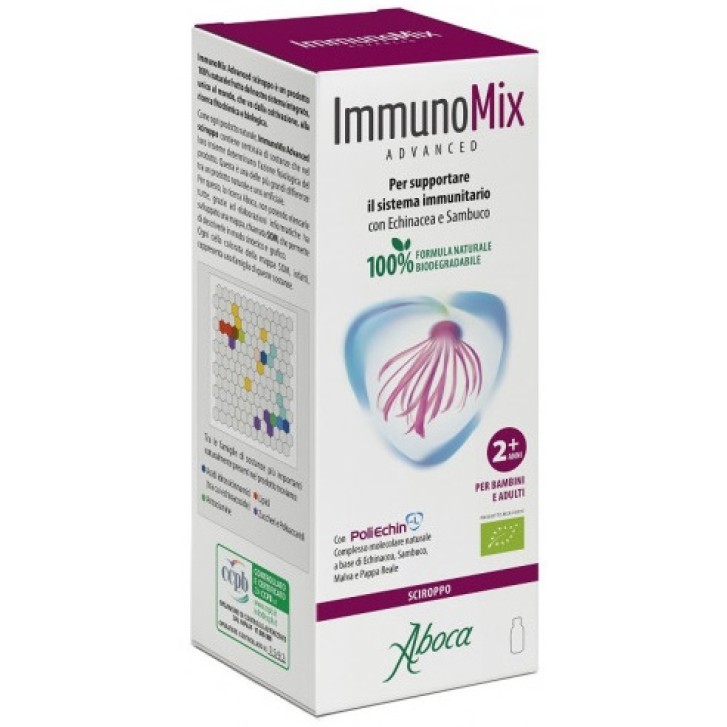 Aboca Immunomix Advanced Sciroppo 210 grammi - Integratore per le Difese Immunitarie