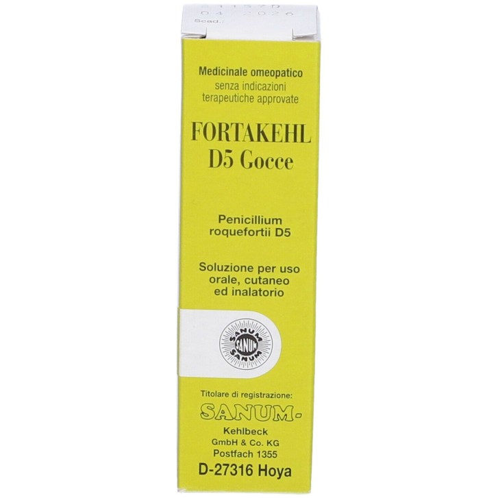 Imo Sanum Fortakehl D5 Gocce 10 ml - Rimedio Omeopatico