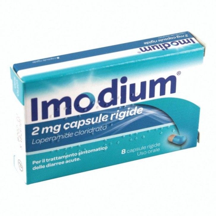 Imodium 2 mg 8 Capsule Rigide - Farmaco Antidiarroico