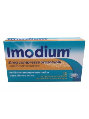Imodium 12 Compresse Orosolubili - Loperamide Antidiarroico