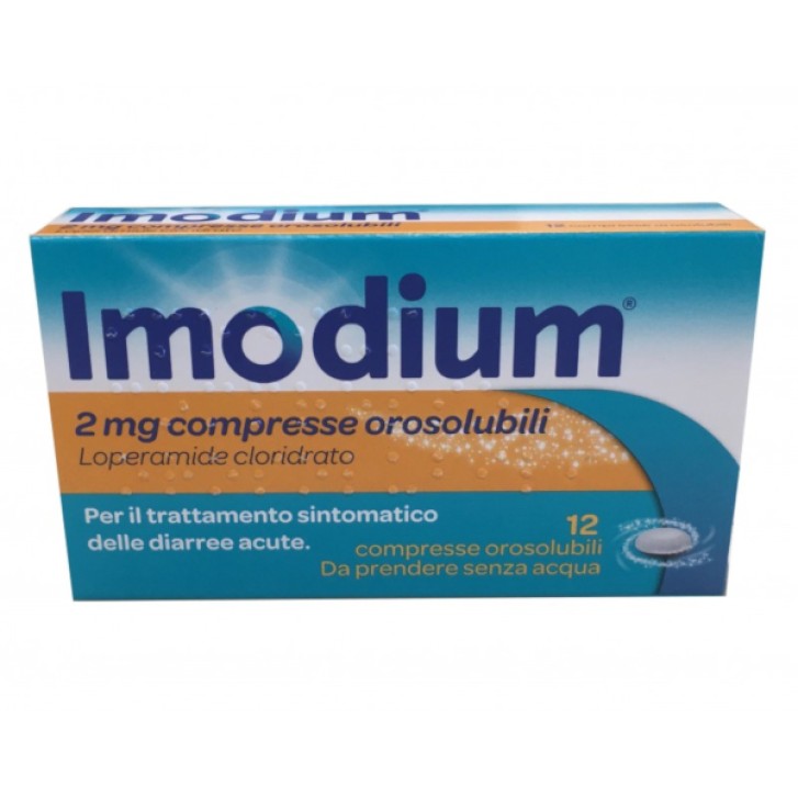 Imodium 12 Compresse Orosolubili - Loperamide Antidiarroico