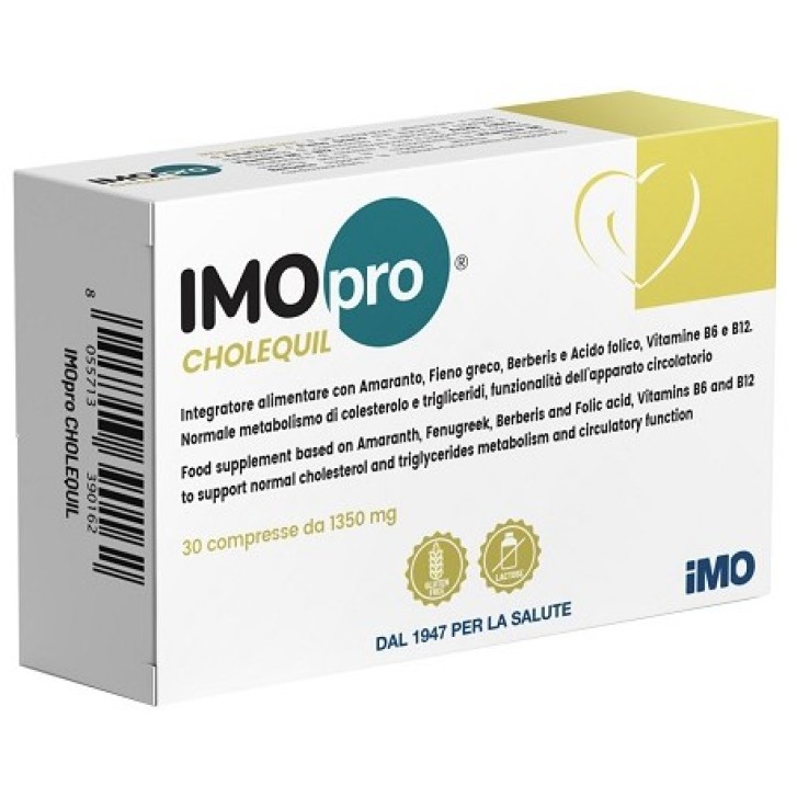 Imopro Cholequil 30 Compresse - Integratore Controllo Colesterolo
