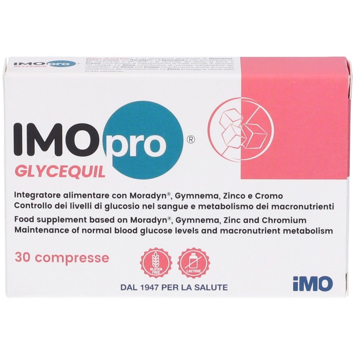 Imopro Glycequil 30 Compresse - Integratore Controllo Glucosio e Metabolismo