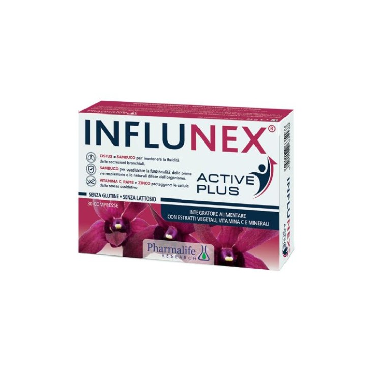 Influnex Active Plus 30 compresse - Integratore Supporto Influenza