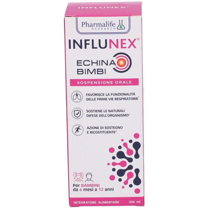 Influnex Echina Bimbi 200 ml - Integratore per Difese Immunitarie dei Bambini