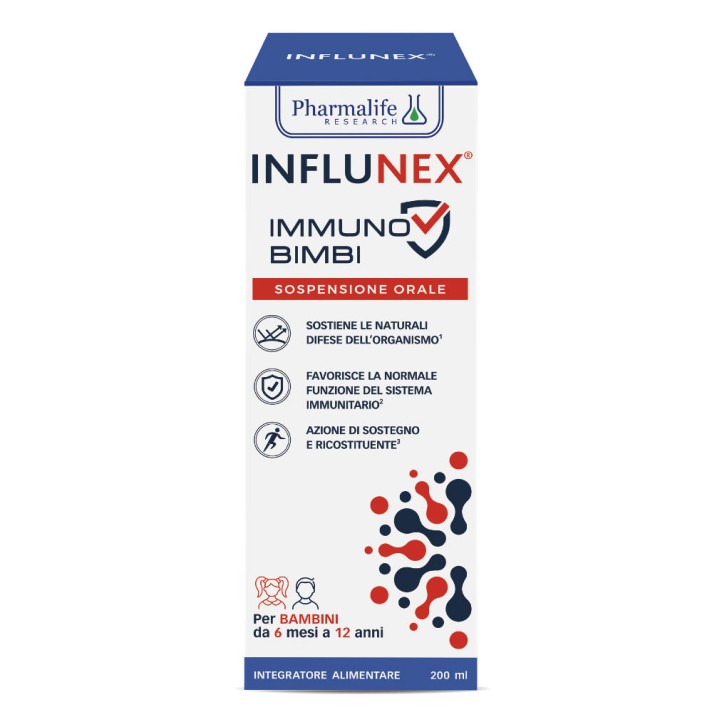 Influnex Immuno Bimbi 200 ml - Integratore per Difese Immunitarie