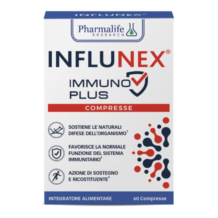 Influnex Immuno Plus 60 compresse - Integratore Difese Immunitarie