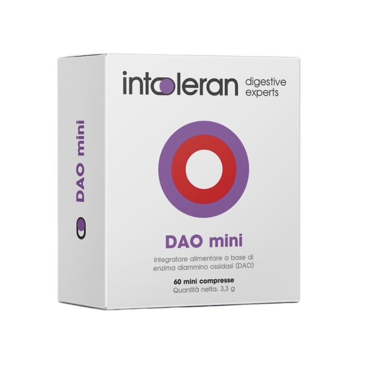 Intoleran Dao Mini 60 mini compresse - Integratore Enzima DAO