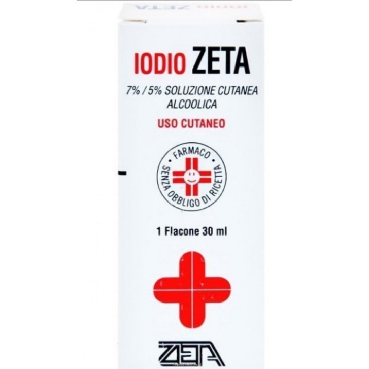 Iodio Zeta 7%-5% Soluzione Cutanea Alcoolica 30 ml
