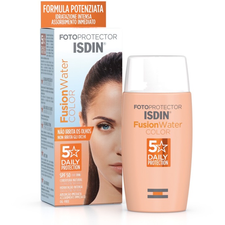 Isdin Fotoprotector Solare Fusion Water Crema Colorata SPF 50+ 50 ml