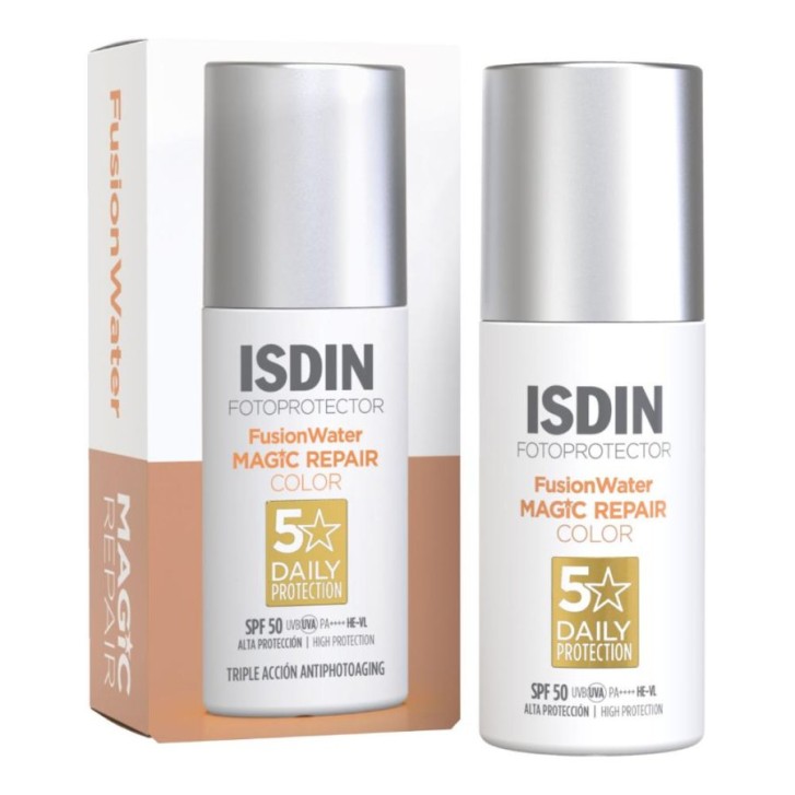 Isdin Fusion Solare Water Magic Repair Color SPF 50+ 50 ml