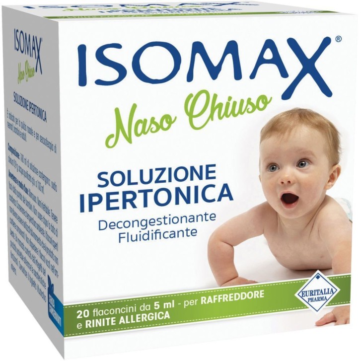 Isomax Naso Chiuso Soluzione Ipertonica 3% 20 Flaconcini