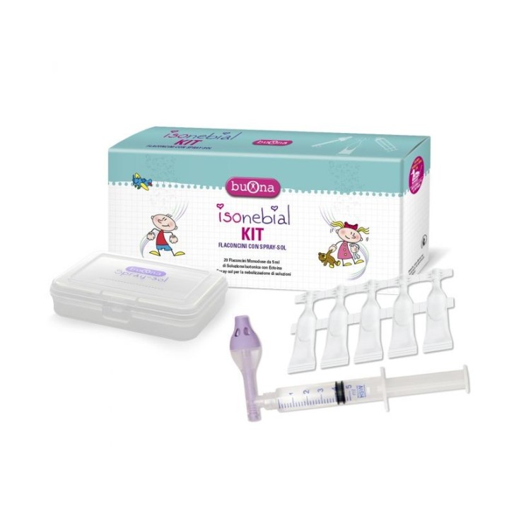 Isonebial Kit 20 Flaconcini + Nebulizzatore Spray